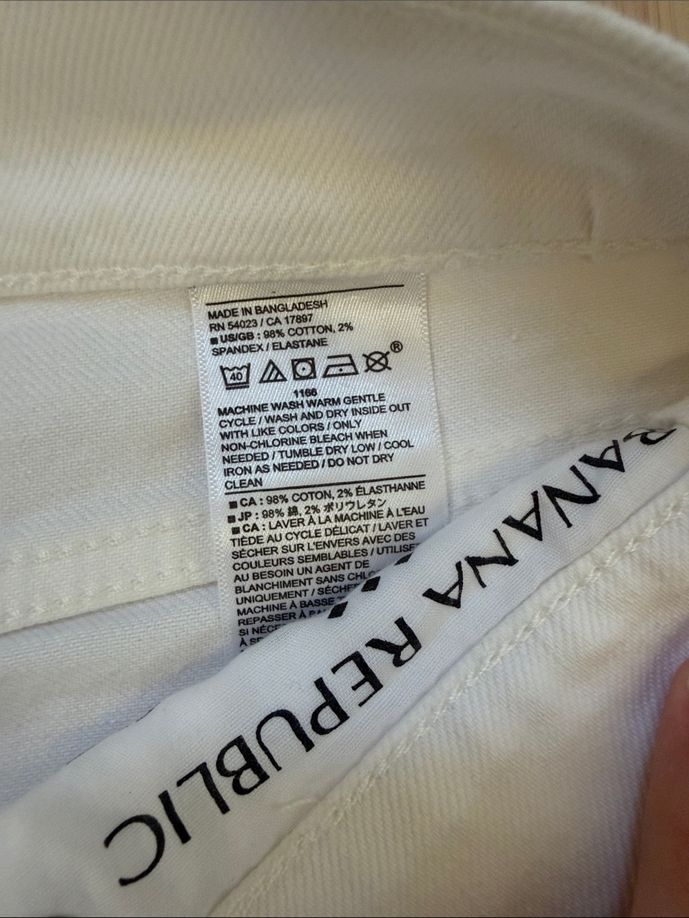 Banana Republic White Women Jeans - Picture 6 of 6